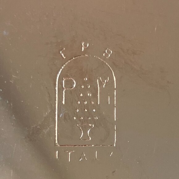 Vintage Made In Italy Gold Plated Brass Covered Butter Dish and Jam Pot - Picture 11 of 12